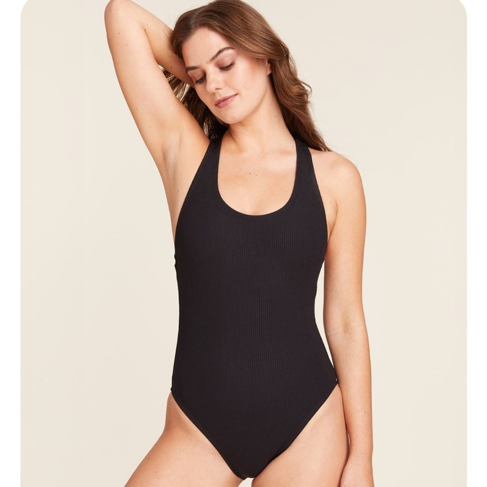 Andie Tulum long torso ribbed swimsuit